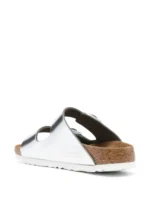 Birkenstock Arizona Birko-Flor - Electric Metallic Silver - Image 3