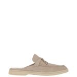 Loro Piana Charms Walk Babouche Loafer Suede Mule