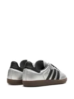 Adidas Samba OG Silver Metallic Black Gum - Image 3