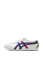 Onitsuka Tiger Mexico 66 White Dark Blue Red Gold - Image 3