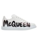 Alexander McQueen Oversized Graffiti White Black