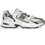 New Balance 530 White Silver Metallic Black