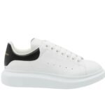 Alexander McQueen Oversized Ivory Black Leather