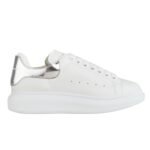 Alexander McQueen Sneakers Women Leather White/Pearl Grey