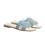 Hermes Oran sandal Bleu Clair - Image 2