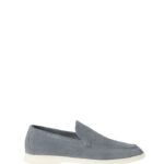 Loro Piana Summer Walk Loafer Suede Frozen Blue