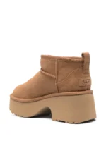 UGG Classic Ultra Mini New Heights Boot Chestnut - Image 3