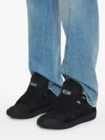 Lanvin Leather Curb Triple Black - Image 6