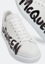 Alexander McQueen Oversized Graffiti White Black - Image 5