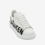 Alexander McQueen Oversized Graffiti White Black - Image 2