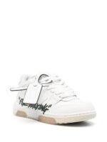 OFF-WHITE Out Of Office OOO Low Tops For Walking White Black - Image 2