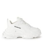 Balenciaga Triple S Synthetic Leather Triple White