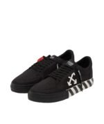 OFF-WHITE Vulcanized Low Canvas Black White - Image 3