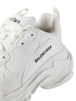 Balenciaga Triple S Synthetic Leather Triple White - Image 4