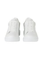 Alexander McQueen Sneakers Women Leather White/Pearl Grey - Image 4