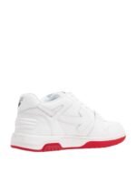 OFF-WHITE Out Of Office "OOO" Low Tops For Walking White Red SS22 - Image 3