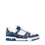 Louis Vuitton LV Trainer Monogram Denim White Blue