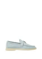 Loro Piana Summer Charms Walk Loafer Suede Spring Waterfall Melange