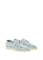 Loro Piana Summer Charms Walk Loafer Suede Spring Waterfall Melange - Image 2