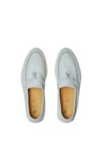 Loro Piana Summer Charms Walk Loafer Suede Spring Waterfall Melange - Image 4