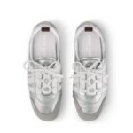 Louis Vuitton LV Sneakerina Metallic Grained Silver - Image 3