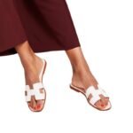 Hermes Oran sandal Blanc - Image 5