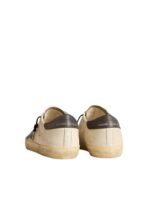 Golden Goose Super-Star in nappa leather with light blue suede star and gray leather heel tab - Image 4