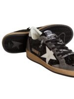 Golden Goose Ball Star in glitter with leather star and metallic leather heel tab - Image 3
