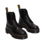 Dr. Martens Jadon Platform Boots Black Smooth Leather - Image 3