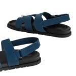 Hermes Genius sandal Bleu Turquin - Image 4
