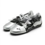 Puma Speedcat Ballet Lace – Silver / Black - Image 3