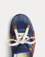 TAI-CHI Sakura bas٧kets en cuir nappa Noir, Brun | VERSACE - Image 3