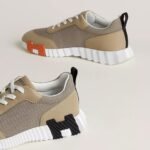 HERMES MEN Beige BOUNCING SNEAKER - Image 2