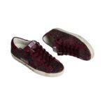 Golden Goose Super-Star LTD in cherry glitter with cherry suede star(Women's) - Image 2