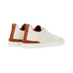 Zegna Triple Stitch leather sneakers WHITE TRIPLE STITCH - Image 5