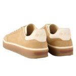 Loro Piana Tennis lace-up Suede Sneakers Neutrals - Image 3